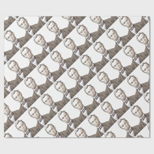 Abraham Lincoln Geschenkpapier (Flach)