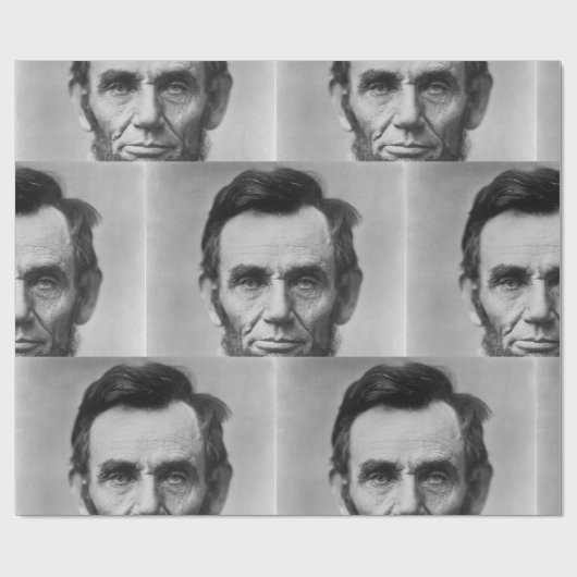 Abraham Lincoln Geschenkpapier (Flach)