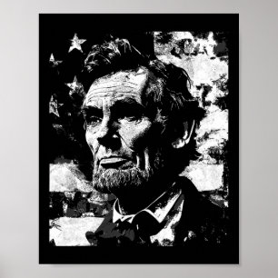 Abraham Lincoln Geschichtslehrer Präsident 4. J Poster