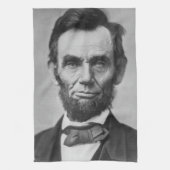 Abraham Lincoln Geschirrtuch (Vertikal)