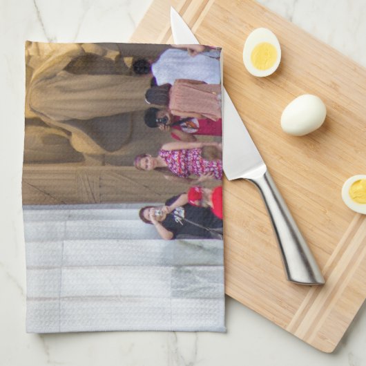 Abraham Lincoln Geschirrtuch (Viertel Falte)