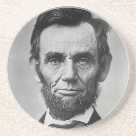 Abraham Lincoln Getränkeuntersetzer (Vorne)