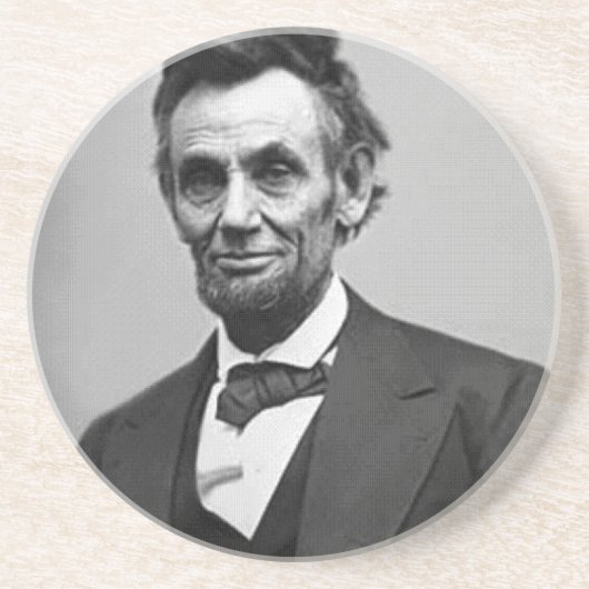 Abraham Lincoln Getränkeuntersetzer (Vorne)