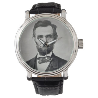 Abraham Lincoln Gettysburg Portrait Armbanduhr