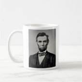 Abraham Lincoln Gettysburg Portrait Kaffeetasse (Links)