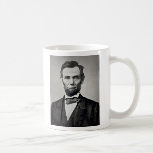 Abraham Lincoln Gettysburg Portrait Kaffeetasse (Rechts)
