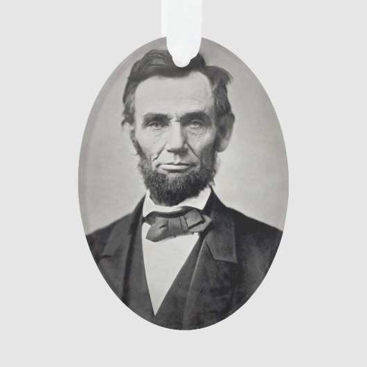 Abraham Lincoln Gettysburg Portrait Ornament (Vorderseite)