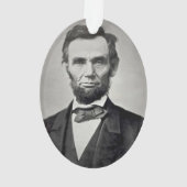 Abraham Lincoln Gettysburg Portrait Ornament (Rückseite)