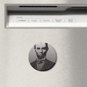 Abraham Lincoln Gettysburg Rede Magnet (In Situ (Geschirrspüler))