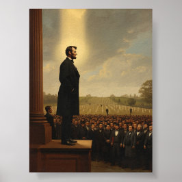 Abraham Lincoln: Gettysburg-Rede Poster