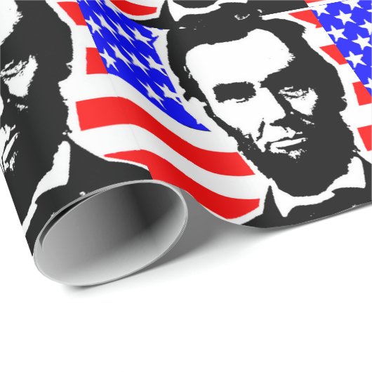 ABRAHAM LINCOLN-GEWERKSCHAFT GESCHENKPAPIER (Rolleneckpunkt)