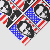 ABRAHAM LINCOLN-GEWERKSCHAFT SEIDENPAPIER (Detail)