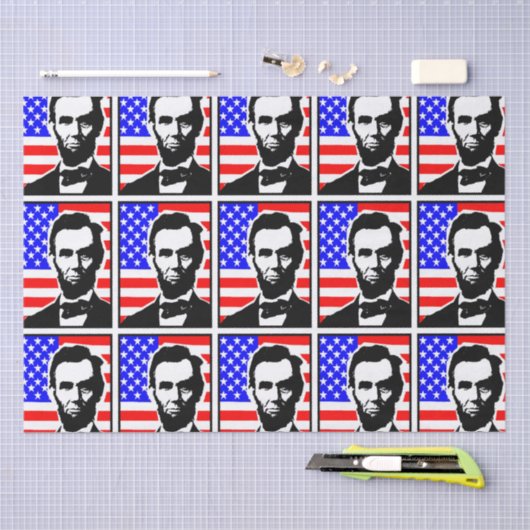 ABRAHAM LINCOLN-GEWERKSCHAFT SEIDENPAPIER (Handwerk)