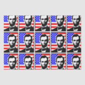 ABRAHAM LINCOLN-GEWERKSCHAFT SEIDENPAPIER (Vorderseite)