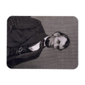 Abraham Lincoln, graviert von einem Foto von Wil Magnet (Horizontal)