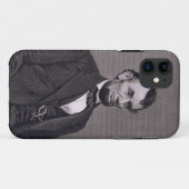Abraham Lincoln, graviert von einer Fotografie Case-Mate iPhone Hülle (Rückseite (Horizontal))