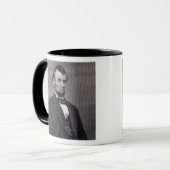 Abraham Lincoln, graviert von einer Fotografie Tasse (Vorderseite Links)