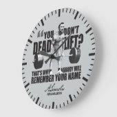 Abraham Lincoln Gym Spaß - Aufzug Große Wanduhr (Winkel)