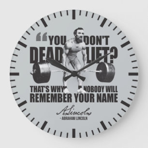 Abraham Lincoln Gym Spaß - Aufzug Große Wanduhr
