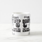 Abraham Lincoln Gym Spaß - Aufzug Kaffeetasse (Mittel)