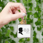 Abraham Lincoln, Hör auf, Zitate zu machen Schlüsselanhänger (Hand)