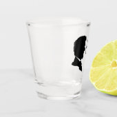 Abraham Lincoln, Hör auf, Zitate zu machen Schnapsglas (Links)