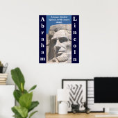 Abraham Lincoln House Divided Poster (Heimbüro)