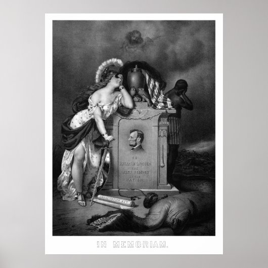 Abraham Lincoln — in Memoriam Poster (Vorne)