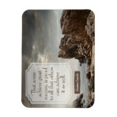 Abraham Lincoln Inspiration Zitat "Erfolg" Flex Magnet (Vertikal)