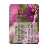 Abraham Lincoln inspirierendes Zitat "Die Zukunft" Magnet (Vertikal)