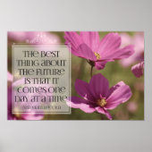 Abraham Lincoln inspirierendes Zitat "Die Zukunft" Poster (Vorne)