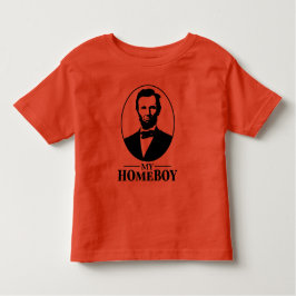 Abraham Lincoln ist mein Homeboy Kleinkind T-shirt