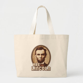 Abraham Lincoln Jumbo Stoffbeutel