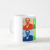 Abraham Lincoln Kaffeetasse (Vorderseite Links)