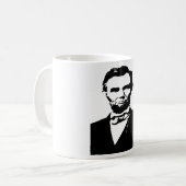 Abraham Lincoln Kaffeetasse (Vorderseite Links)