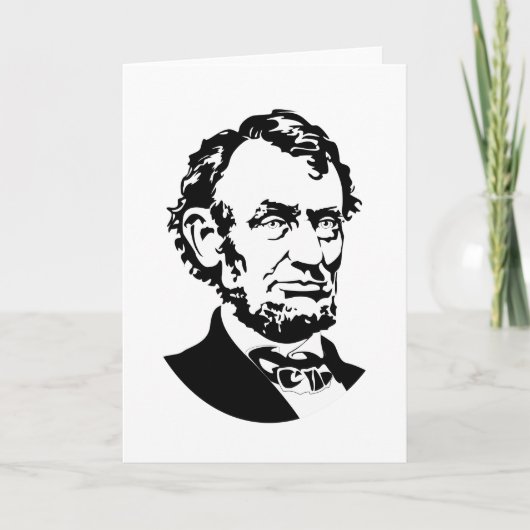 Abraham Lincoln Karte (Vorderseite)