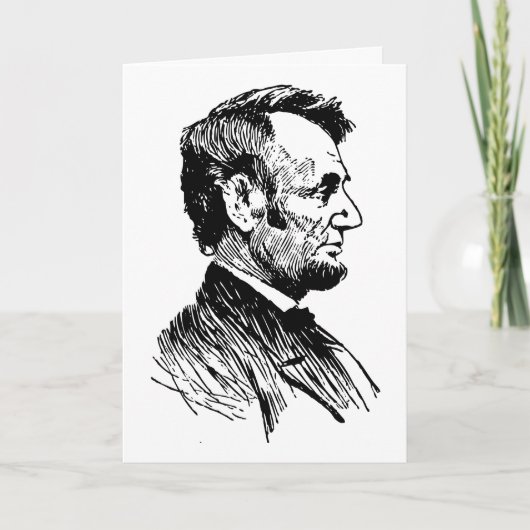 Abraham Lincoln Karte (Vorderseite)