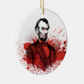 Abraham Lincoln Keramik Ornament (Rechts)
