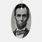 Abraham Lincoln Keramik Ornament (Rechts)