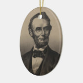 Abraham Lincoln Keramikornament (Links)