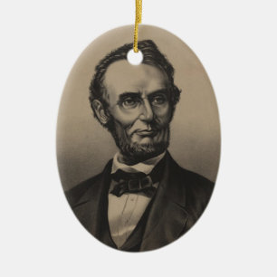 Abraham Lincoln Keramikornament