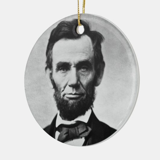 Abraham Lincoln Keramikornament (Links)