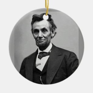Abraham Lincoln Keramikornament