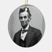 Abraham Lincoln Keramikornament (Links)