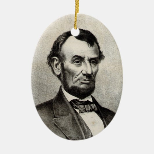 Abraham Lincoln Keramikornament (Vorne)
