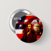 Abraham Lincoln-Knopf Button (Vorne & Hinten)