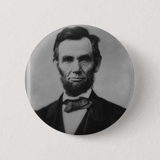 Abraham Lincoln-Knopf Button (Vorderseite)
