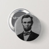 Abraham Lincoln-Knopf Button (Vorne & Hinten)