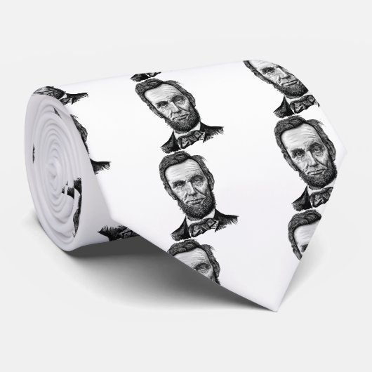 Abraham Lincoln Krawatte (Gerollt)
