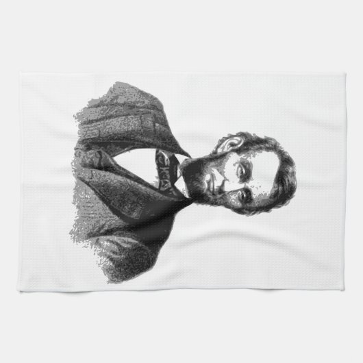 Abraham Lincoln Küchentuch (Horizontal)
